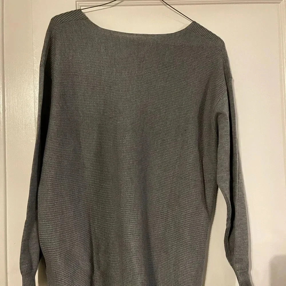Ella Moss Ladies' Ribbed V-Neck Sweater - Picture 6 of 8